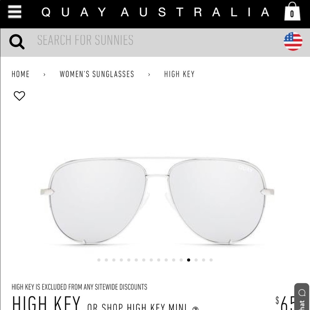 Quay Australia X Desi Perkins High Key sunglasses